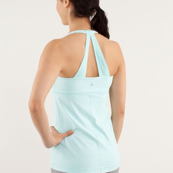 BNWT Lululemon Scoop me up tank II - aquamarine - size 6 - Picture 2 of 13